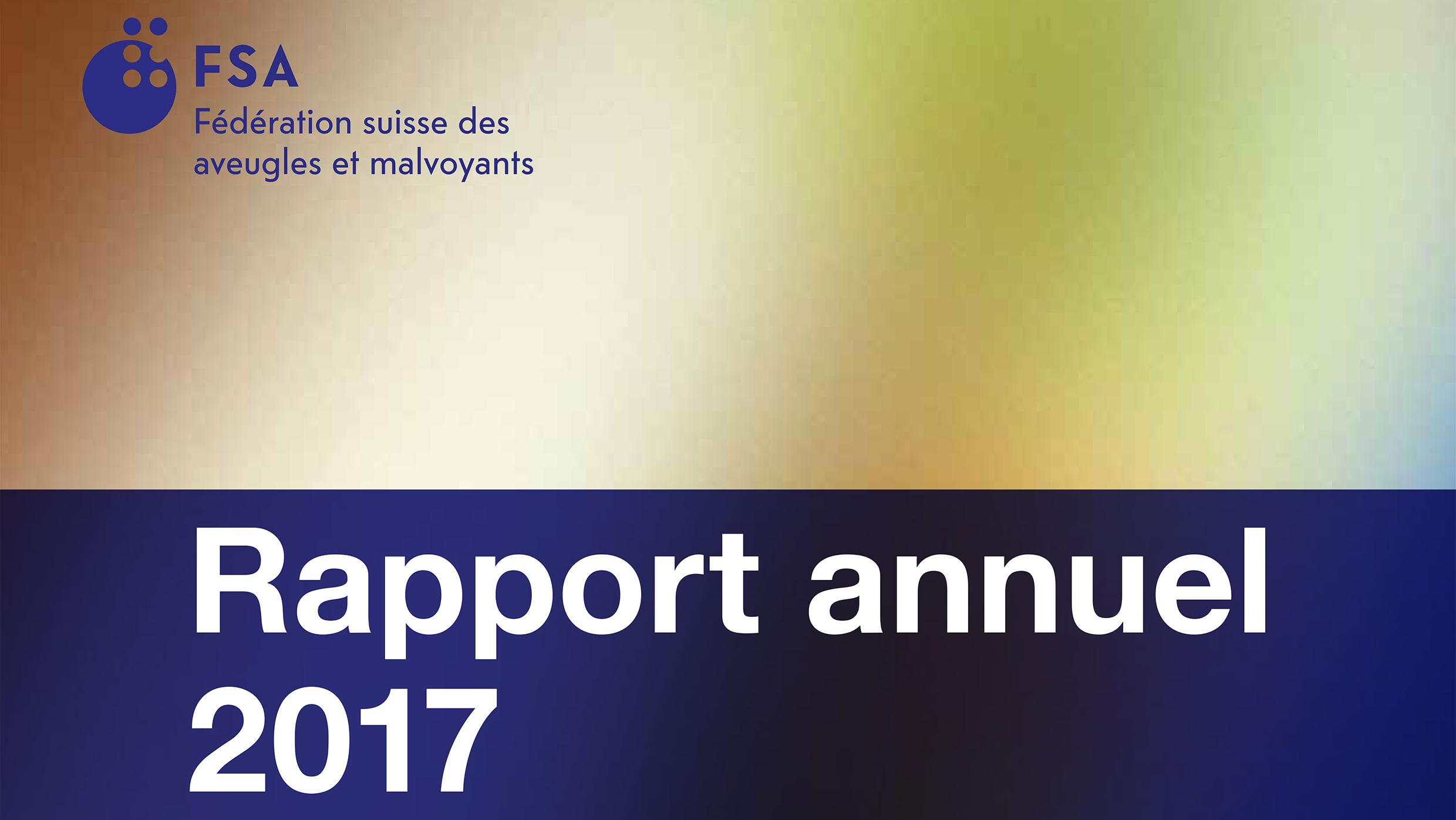Page titre Rapport annuel 2017