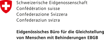 Logo Eidgenössisches Büro für die Gleichstellung von Menschen mit Behinderungen EBGB