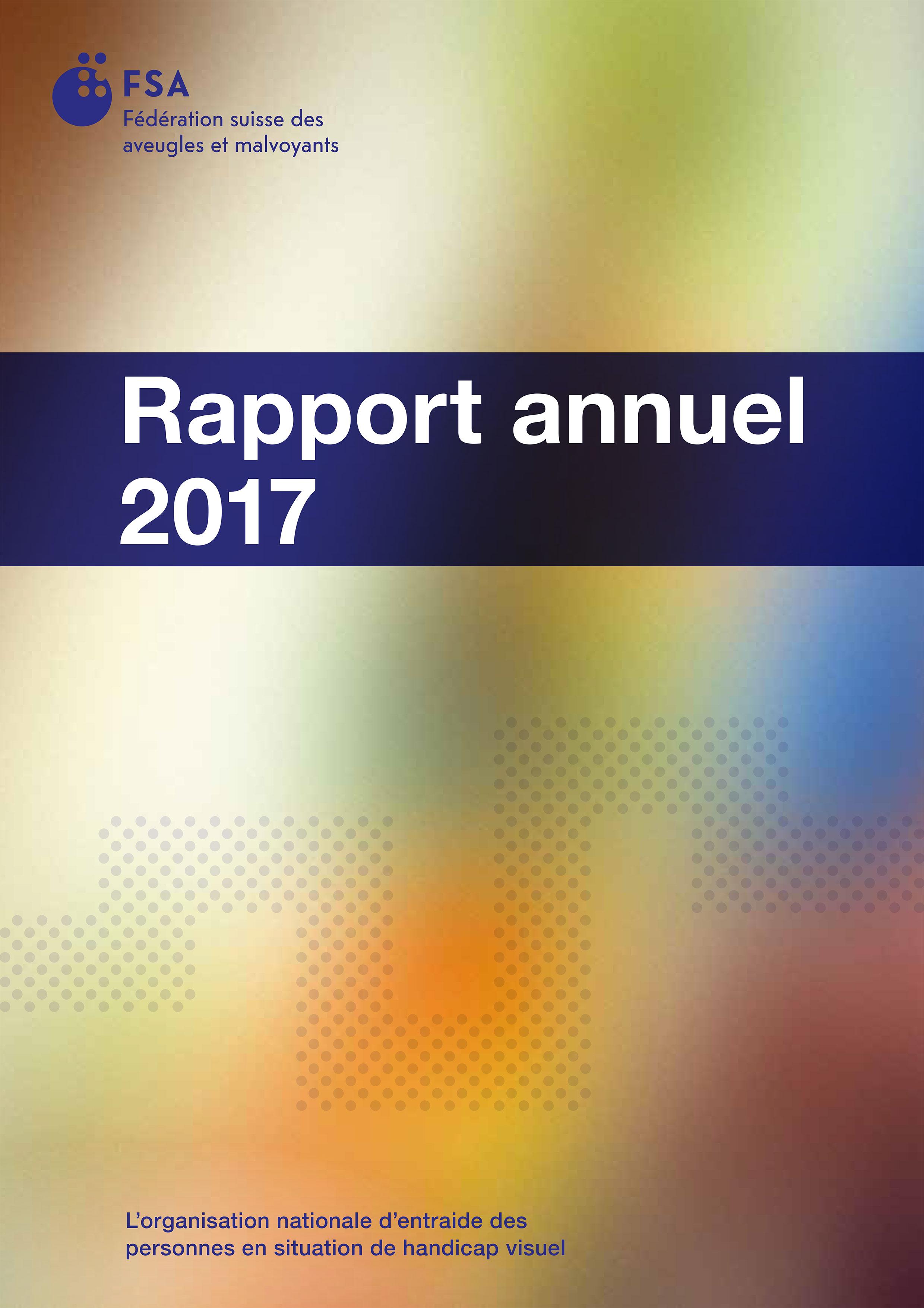 Page titre Rapport annuel 2017