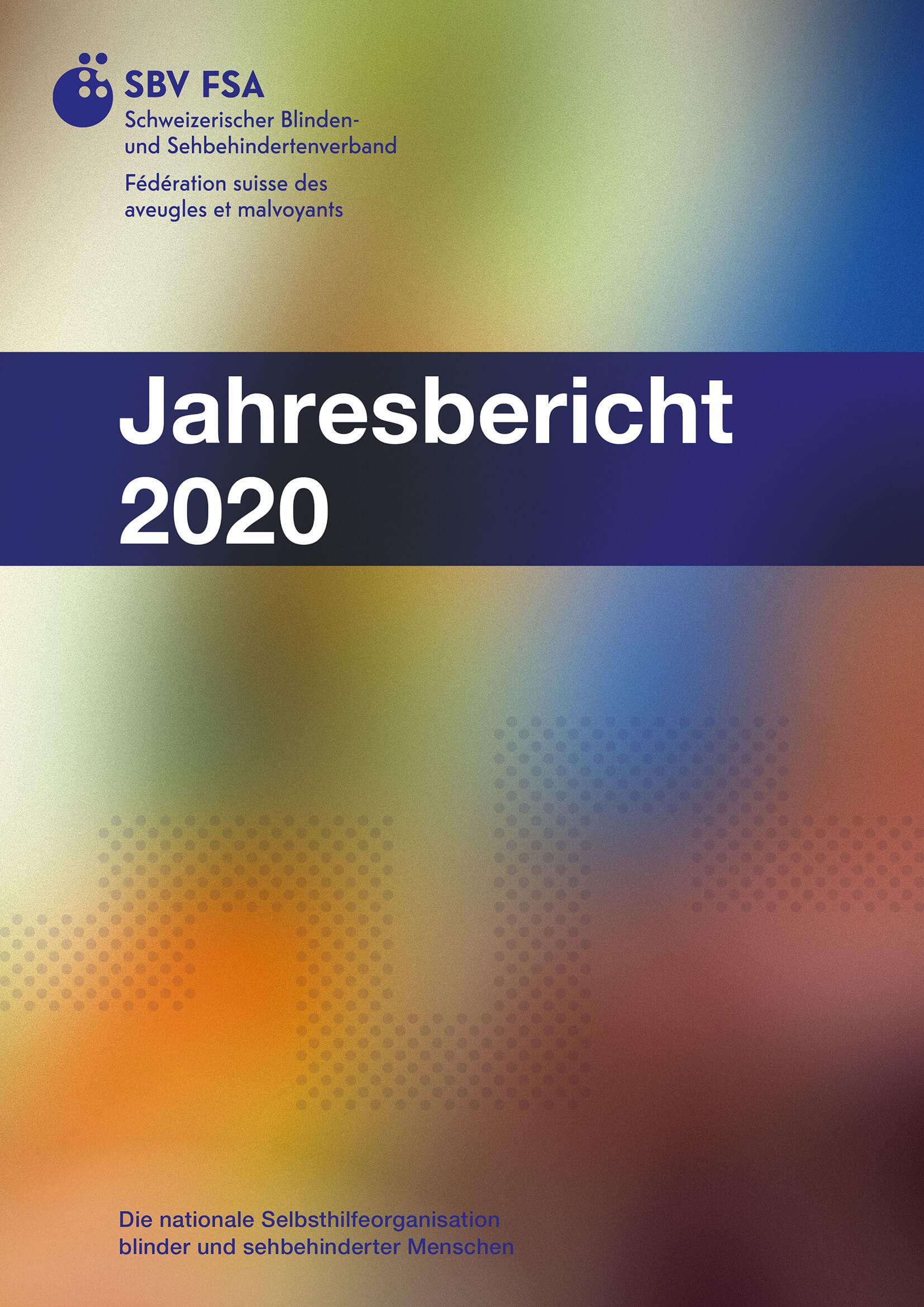 Titelseite Jahresbericht 2020